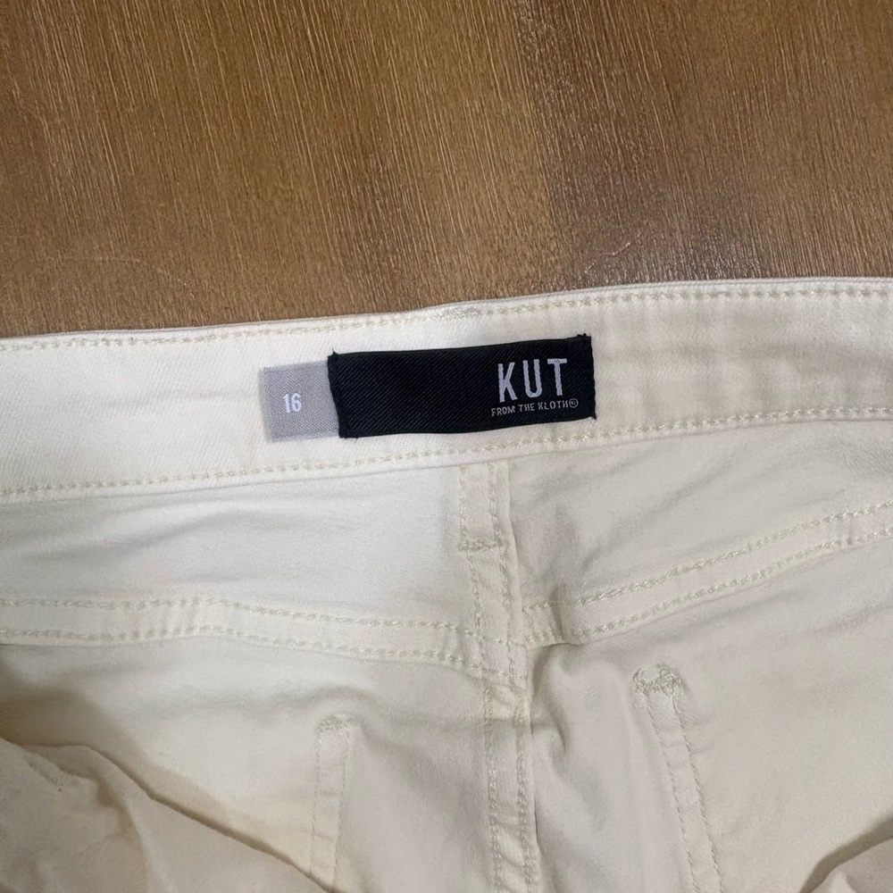 Kut from the Kloth Women's Cream Jeans - Picture 3 of 4